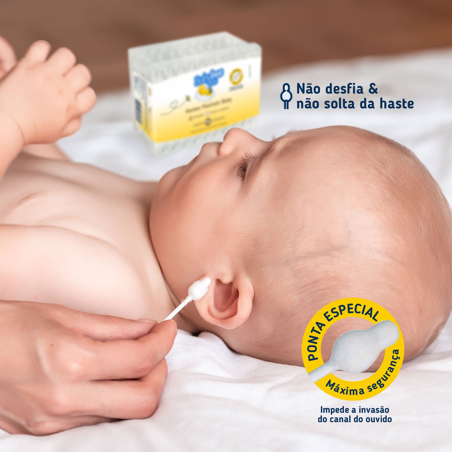 HASTE FLEXÍVEL BABY BEE FREE C/ 50 UN