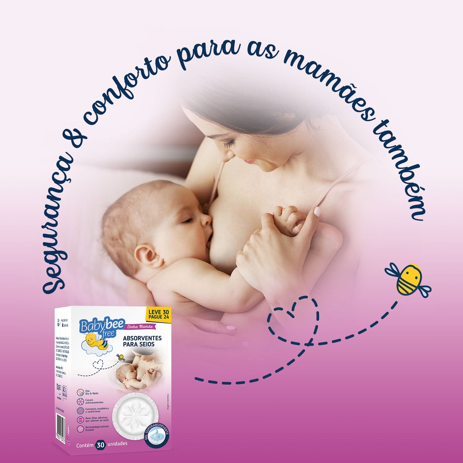 ABSORVENTES PARA SEIOS C/ 30 UN
