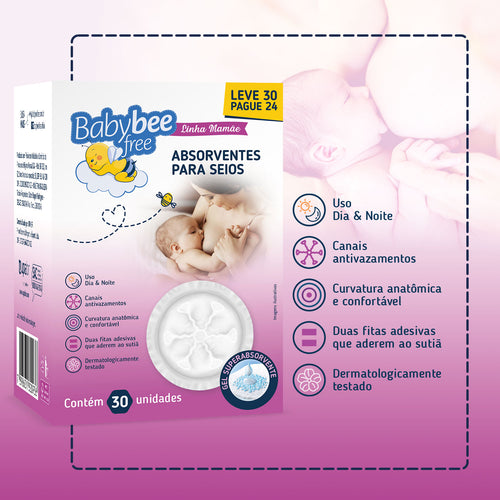 ABSORVENTES PARA SEIOS C/ 30 UN