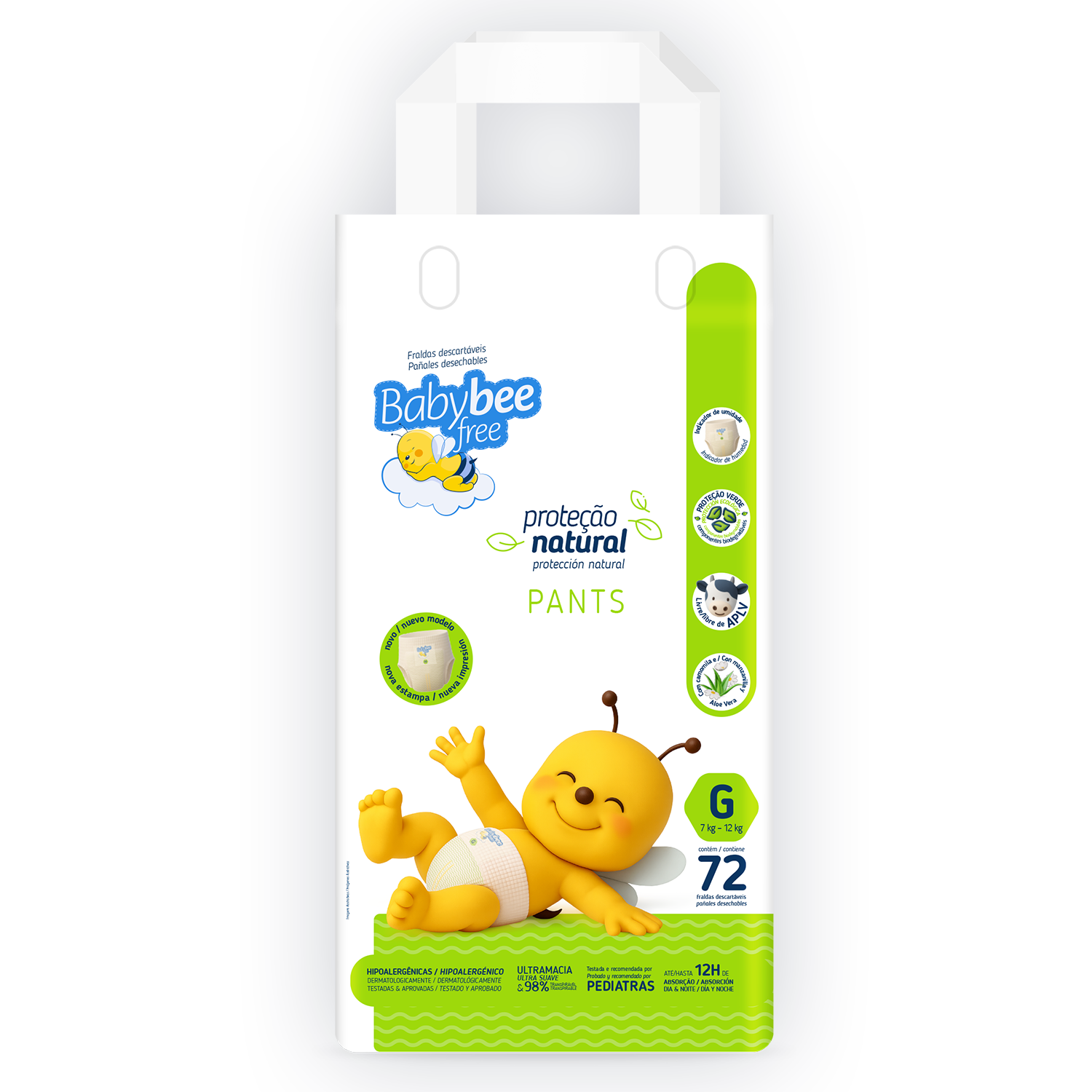 FRALDA PROTEÇÃO NATURAL PANTS G C/ 72 UN