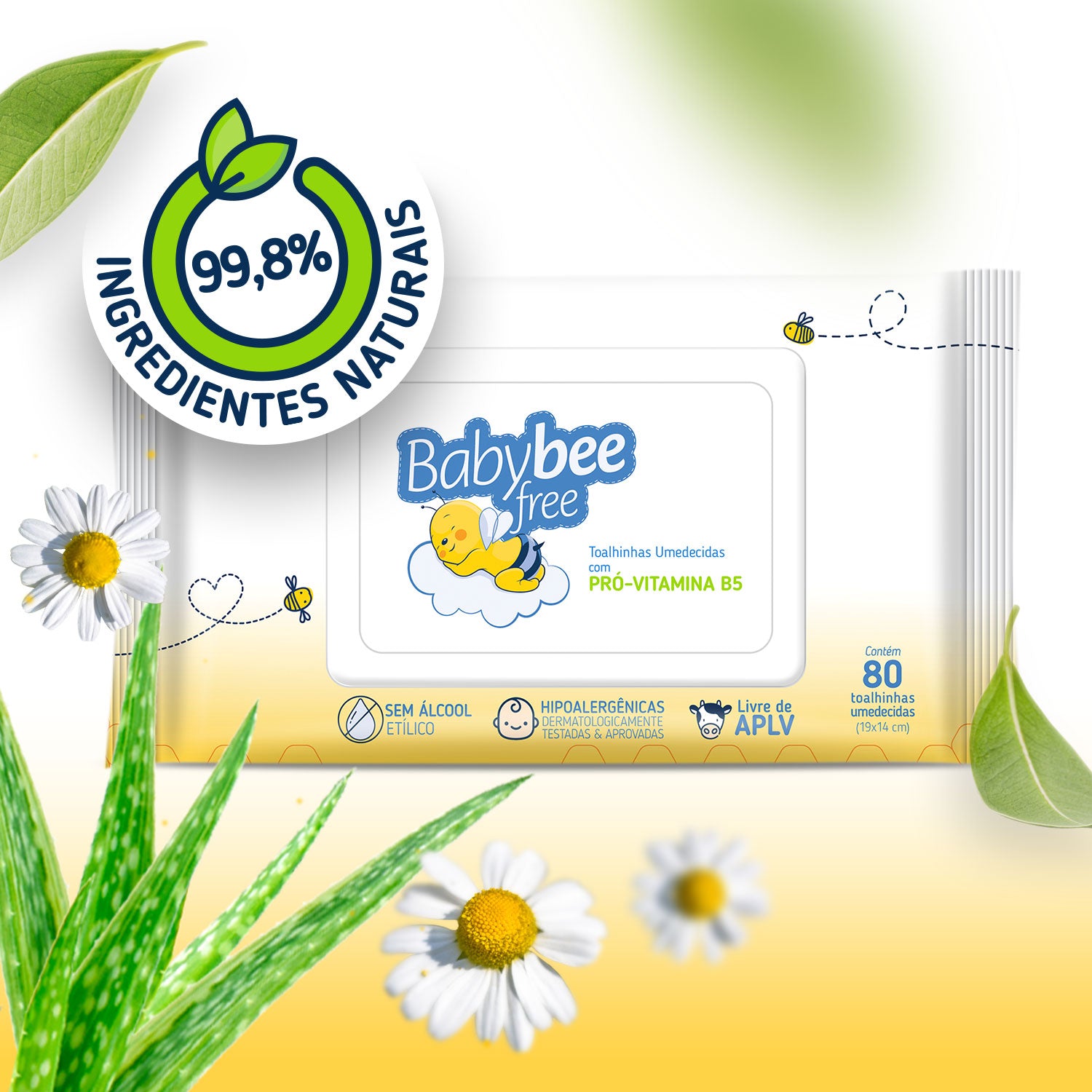 TOALHINHAS PRO VIT B5 C/ 80 UN
